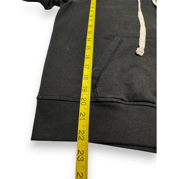 Victoria Secret Pink Black Relaxed Classic Pullover Hoodie Size Medium - Picture 5 of 8